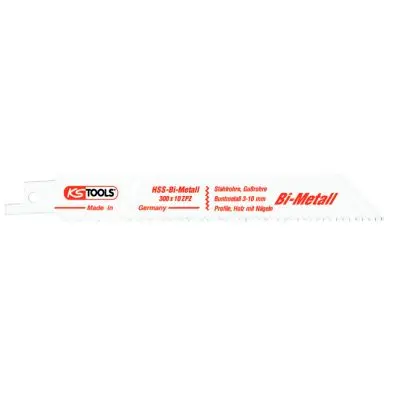 Sabre saw blades, 300mm, 2,5mm, pack of 5 