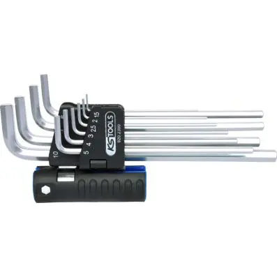 3 in 1 Hexagon key wrench set,10 pcs ext ra long 
