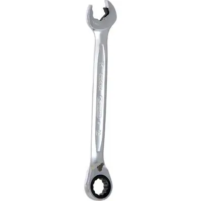 DUO GEARplus combination spanner with ra tchet mechanism in ring and open jaw, re 