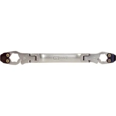 CHROMEplus Ratchet spanner with revolvin g head, 8x9mm 
