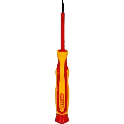 Precision mechanics screwdriver with pro tective insulation for slotted screws, 3 