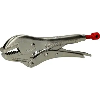 Locking pliers, straight jaws, 28,5mm, L =175mm 