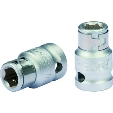 3/8" Bit adaptor socket, 3/8" x 5/16", 2 8mm 