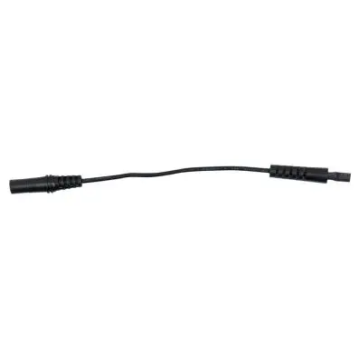 4.0 mm input socket on 3.5 mm test adapt er socket, round (black) 