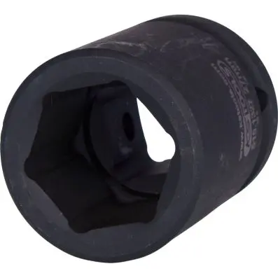Hexagon impact socket, short, 3/4", 27mm 