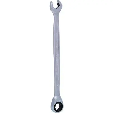 DUO GEARplus combination spanner set wit h ratchet mechanism in ring and open jaw 