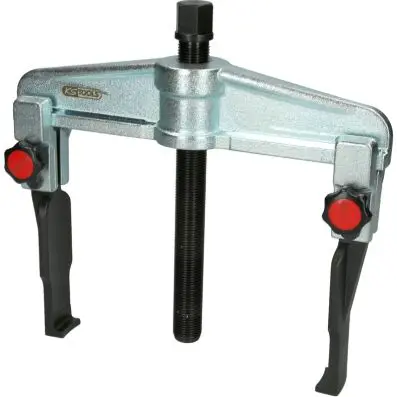 Quick adjustment universal 2 arm puller set with extremely narrow legs, 60-200 m 