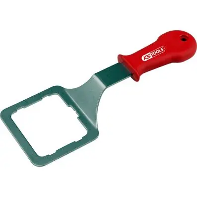 Rain and light sensor release tool, roun ded inner edges 