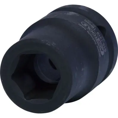Hexagon impact socket, short, 3/4", 19mm 