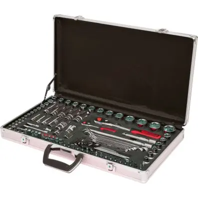 1/4"+1/2" CHROMEplus Socket set, 102 pcs 