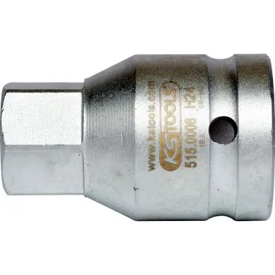 3/4" Impact bit socket for hexagon, shor t, 24mm 