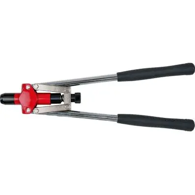 Long arm hand riveting tool 