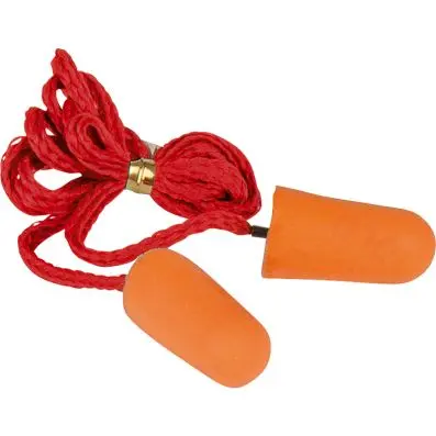 Ear plugs PU, with cord 