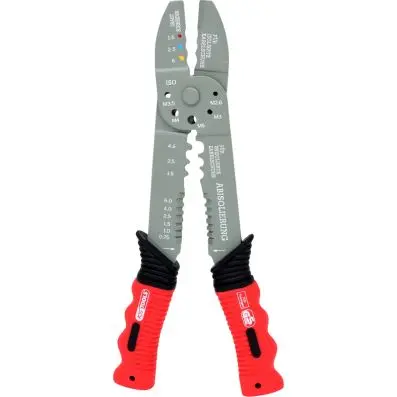 Multifunction pliers for insulated and n on insulated cable terminals, 220mm 