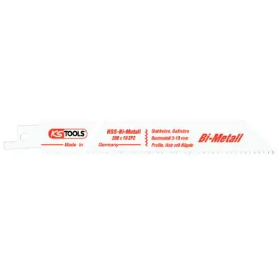 Sabre saw blades, 200mm, 2,5mm, pack of 5 