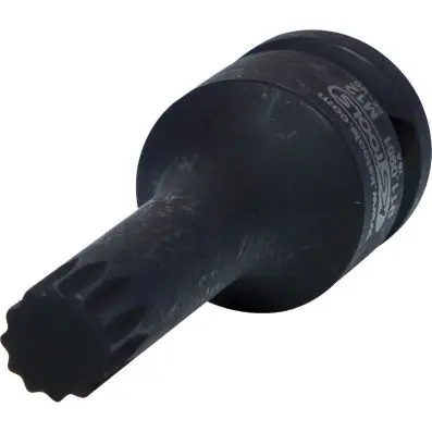 1/2" Impact bit socket for spline( XZN) screws, long, M12 