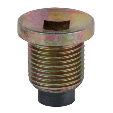 Oil sump drain plug, internal square 8mm , M18x1,5x22mm, pack of 25 