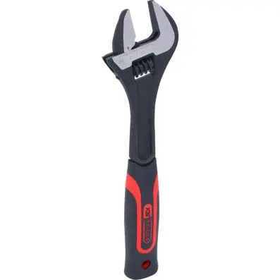 Adjustable spanner with dual component c omfort grip handle, 28mm 