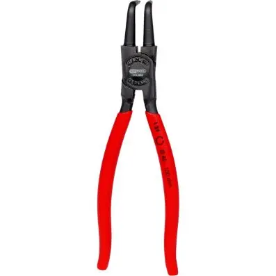 Circlip pliers for internal circlips, an gled, 40-100 mm 