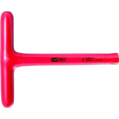 T-grip socket wrench with protective ins ulation, 8mm 