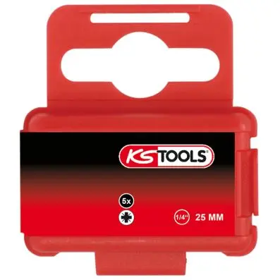 1/4" Bit PZ, 25mm, PZ2, pack of 5 