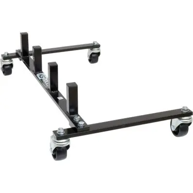 Holder for hydraulic moving dolly 