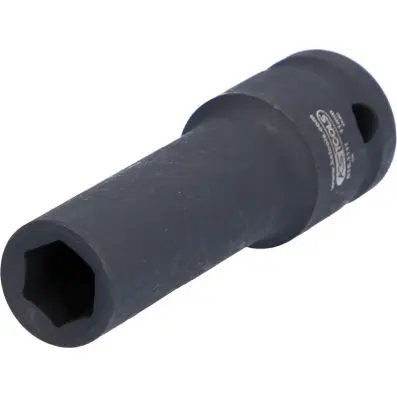 1/2" Hexagon impact socket, deep, 11mm 
