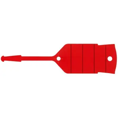 Key chain with loop, red, pack of 500 