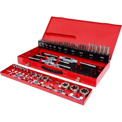 HSS tap and die set, 54 pcs 