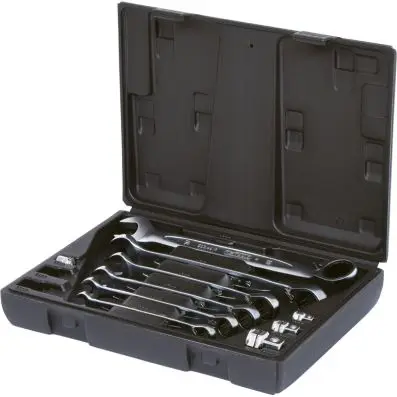 GEARplus reversing combination ratchetin g spanner set,10 pcs 