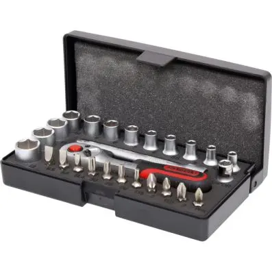 1/4" Socket set, 26 pcs 