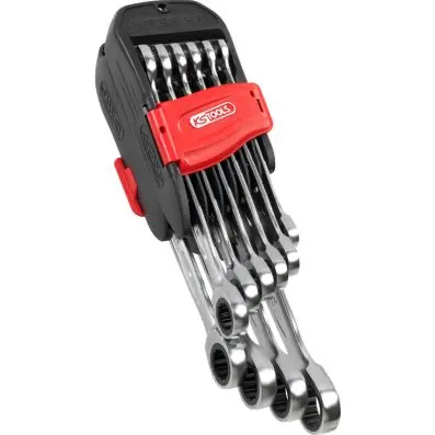 GEARplus Combination ratcheting spanner set, 10 pcs 