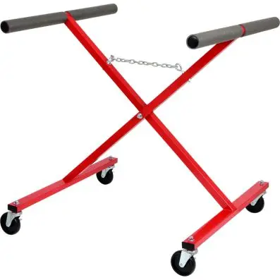 Universal table with castors 