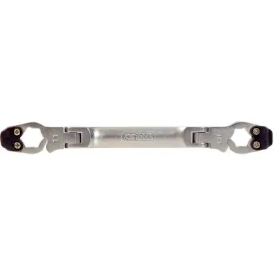 CHROMEplus Ratchet spanner with revolvin g head, 10x11mm 
