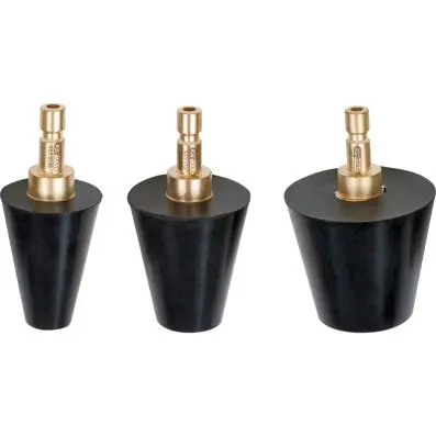 Cooling system cone set, 3 pcs 17,0-50,0 mm 
