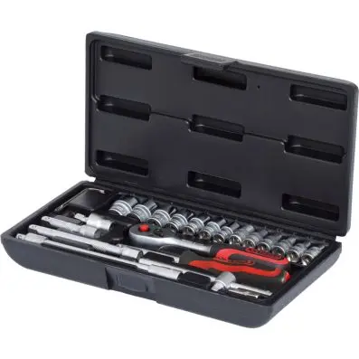 1/4" Socket set, 25 pcs 