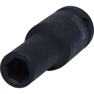1/2" Hexagon impact socket, deep, 10mm 