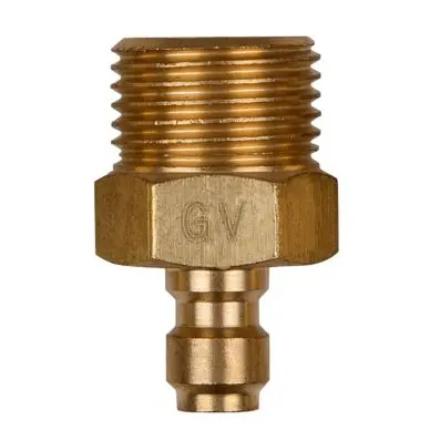 Adaptor piece 5/8"x1.8 external thread a nd 1/4" hose connection 
