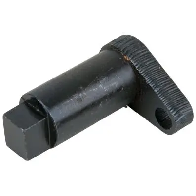 Crank shaft fixing tool with square driv e 