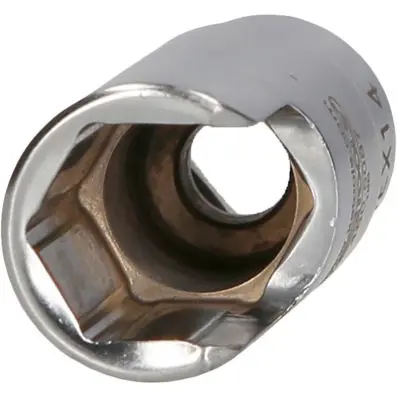 3/8" special angled pipe connector socke t, 14 mm 