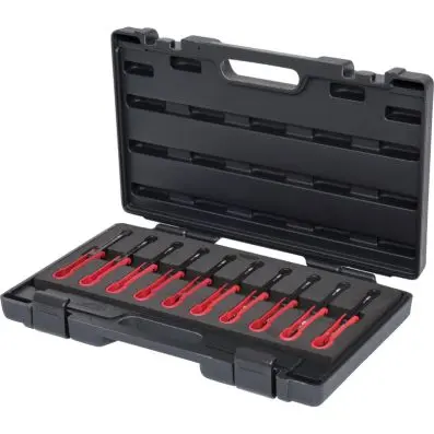 Unlocking tool set for Opel/GM plug-in c ontacts, 10 pcs 