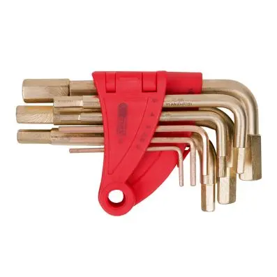 BRONZEplus Hexagon key wrench set 8 pcs 
