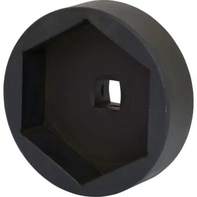 1" Axle nut socket, 6 point, short, 125m m 
