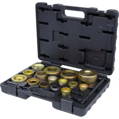 Silent bearing tool set for VAG rear axl es, 18 pcs 