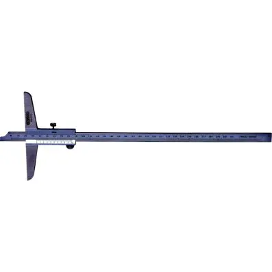 Depth gauge, 0-300mm, h=150mm 