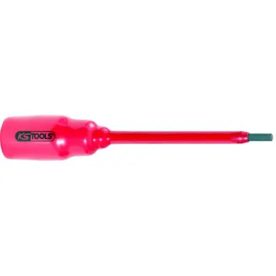 1/2" bit socket with protective insulati on for Hexagon screws, 5mm, 156mm long 
