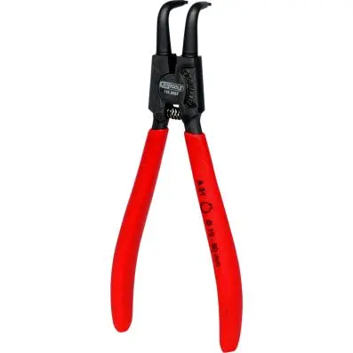 Circlip pliers for external circlips, an gled, 19-60 mm 