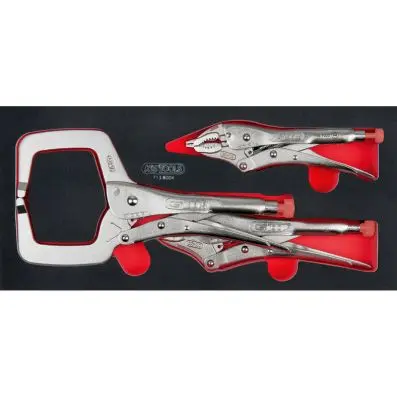 SCS Grip pliers set, 4 pcs, 1/3 system i nsert 