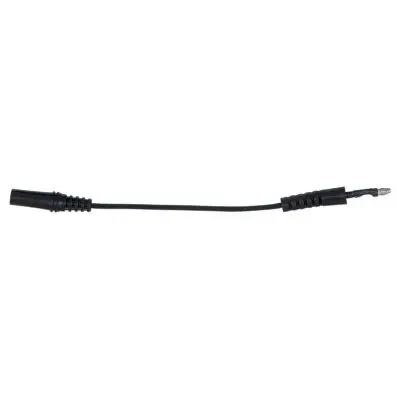 4.0 mm input socket on 3.5 mm test adapt er plug, round (black) 