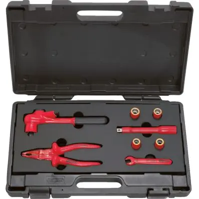 Insulated tool set for PSA electric vehi cles, 8 pcs 